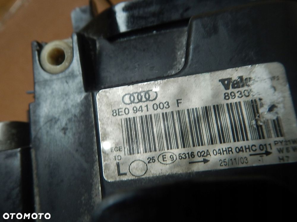 lampa przod lewa audi a4 b6 soczewka eu - 6