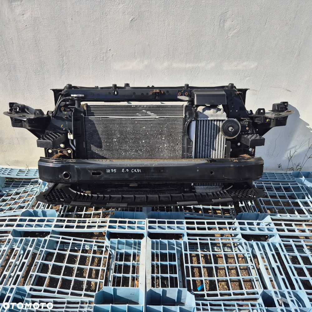HYUNDAI IX35 2.0 CRDI PAS PRZEDNI CHŁODNICA WODY KLIMATYZACJI INTERCOOLER WENTYLATOR BELKA ZAMEK - 1