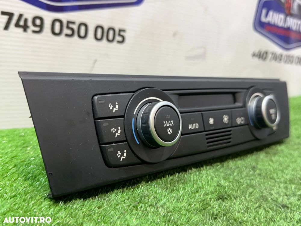 PANOU CENTRAL COMANDA CLIMA BMW 318I SERIA 3 E90 LCI 2.0 BENZINA 2008 COD OEM 64119182287 2011-2019 - 3