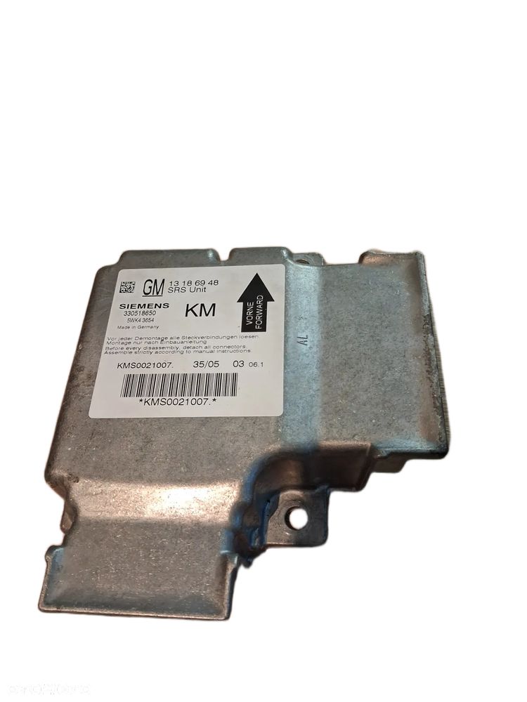 Sterownik KOMPUTER MODUŁ PODUSZEK AIRBAG OPEL VECTRA C OPEL SIGNUM 13186948 - 1