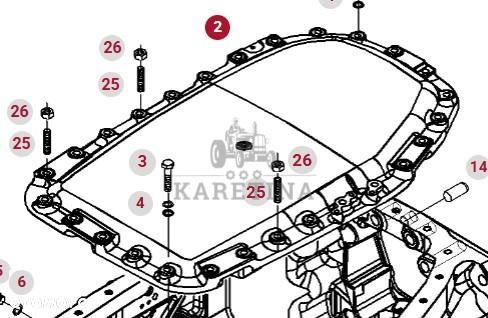 Valtra S274 S294 S324 S394 Fendt S927 S930 S933 S939 ML260 Pokrywa Obudowy 916101050060 - 1