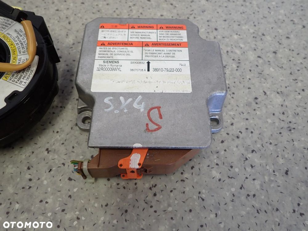 SUZUKI SX4 06-13 PODUSZKI POWIETRZNE SRSY ZESTAW KOMPLET - 8