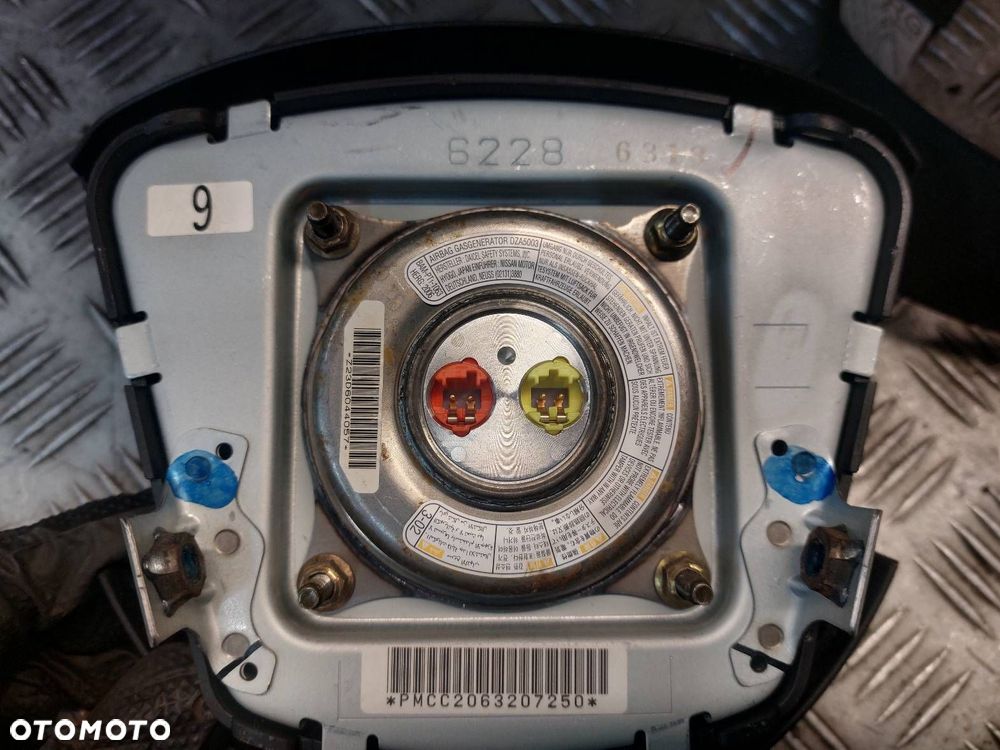 ZESTAW AIRBAG POSTRZAŁOWY KOKPIT NISSAN MURANO Z50 98820CC20A - 6