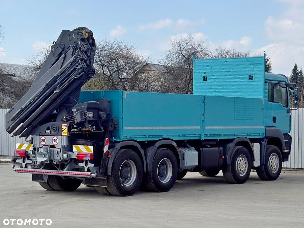MAN TGA 41.440 * Skrzynia 1,80 m + HIAB 288 E - 7 HIDUO + PILOT / 8x4 - 7