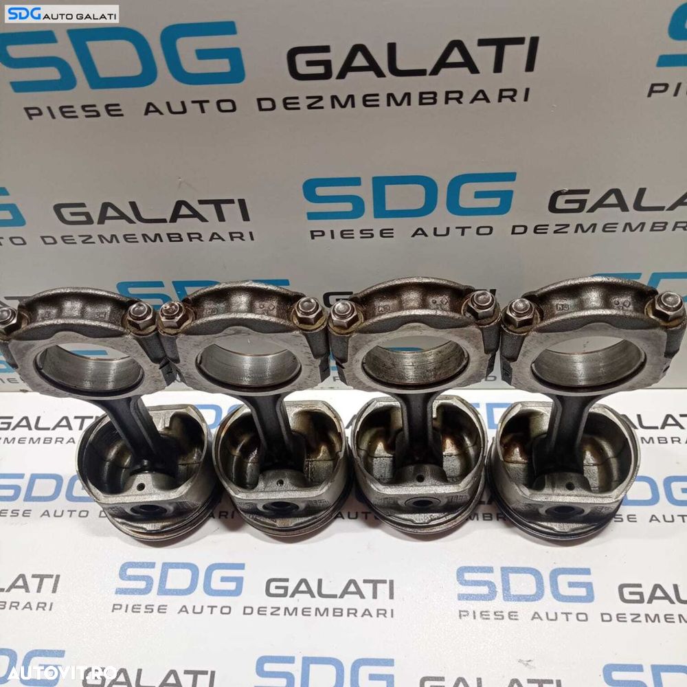 Set Piston Pistoane cu Biela Biele Renault Scenic 1 1.6 B 1997 - 2003 [X1122] [X1123] - 4