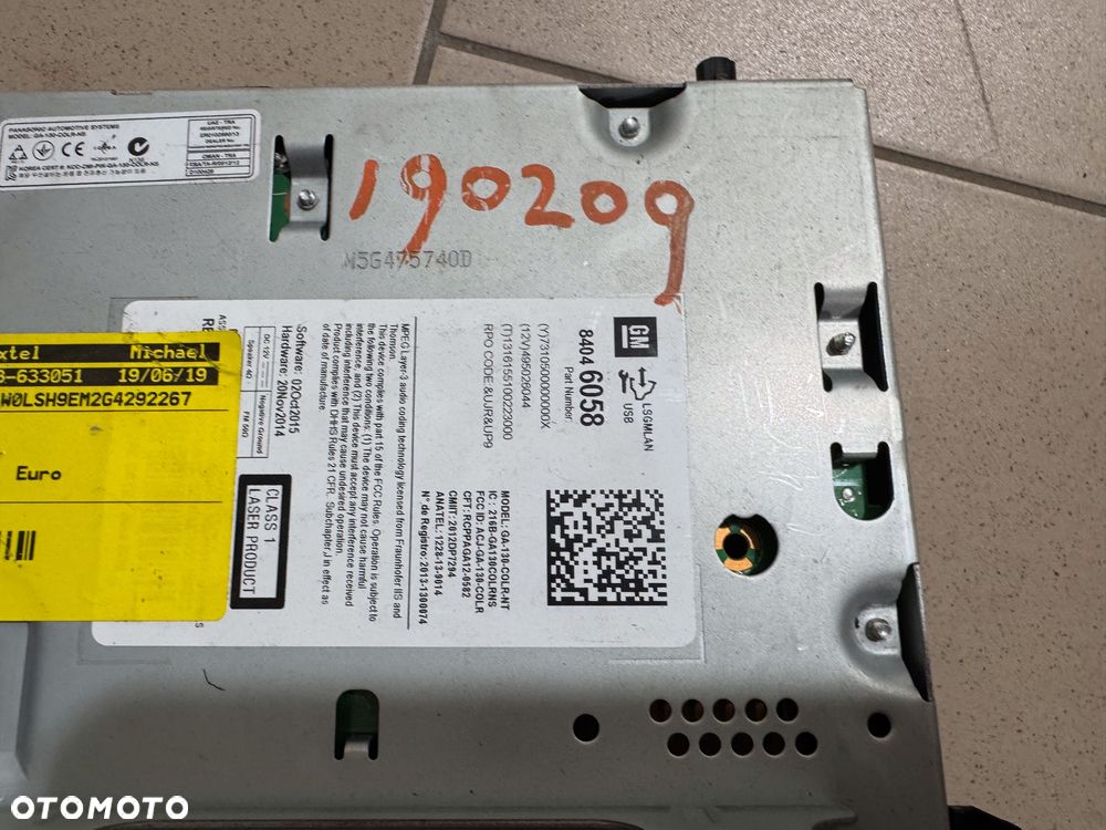 nawigacja opel astra nawi 650 84046058 - 2