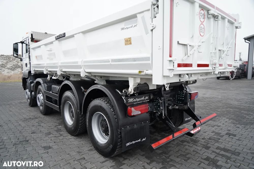 MAN TGS 35.420 / 8x4 / BASCULĂ DUBLĂ / HIDRODOXIE LATERALĂ / BORDMATIC / AUTOMATĂ - 17