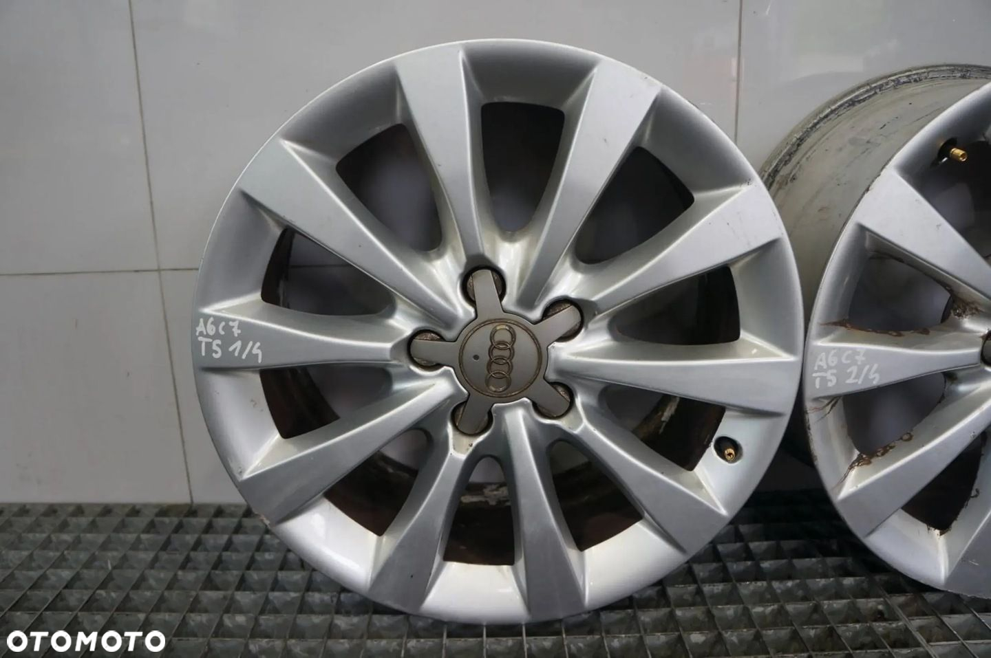 4 FELGI KOŁA ALUFELGI R17 AUDI A6 C7 A7 4G 5X112 8J ET39 4G0601025AG - 4