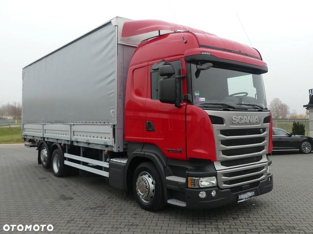 Scania R410 6x2 / BURTO FIRANKA 7.70 + WINDA / ZSUWANY DACH / EURO 6 / - 10