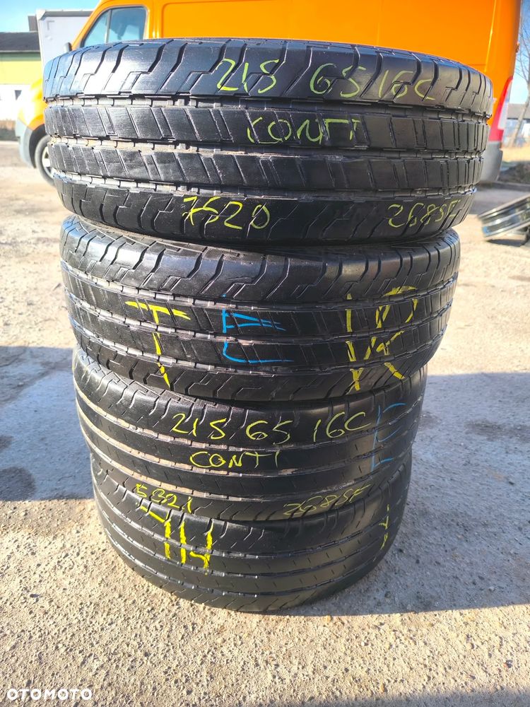 215/65R16C 109/107T 16 C Opony Letnie Lato CONTINENTAL ContiVanContact 100 7,5mm Legnica ALU-RAD 20-21r. 215/65 - 1