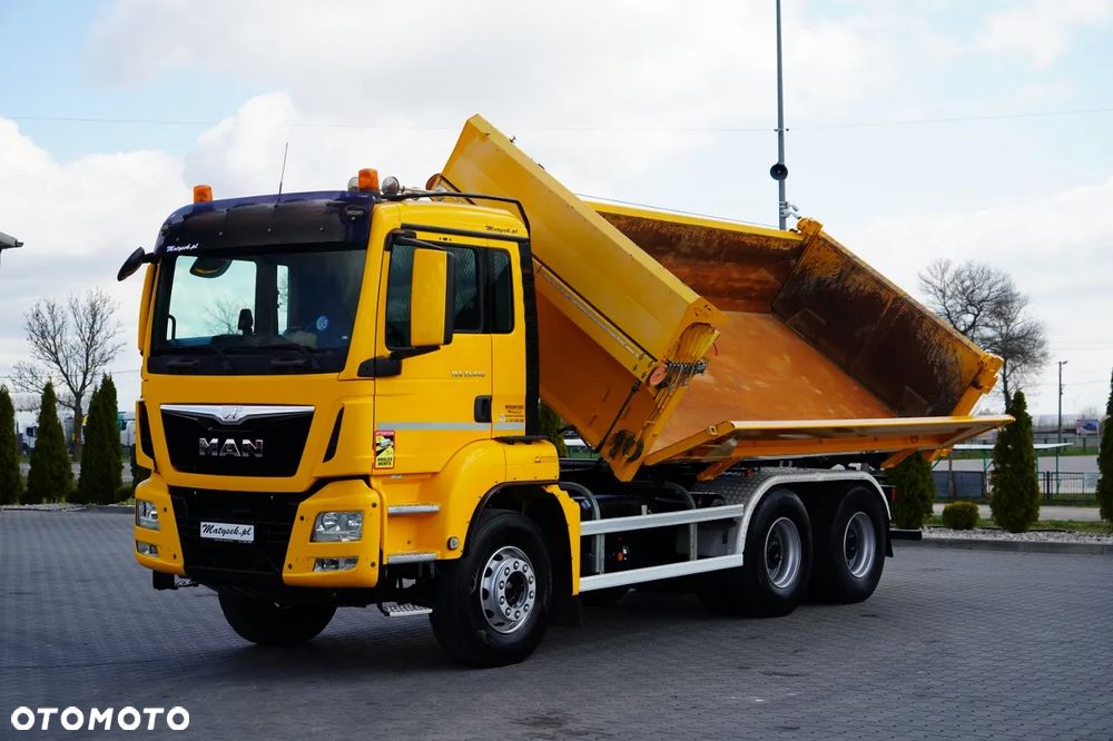 MAN TGS 33.440 / 6X4 / 2 STRONNA WYWROTKA / HYDROBURTA / BORDMATIC / AUTOMAT / EURO 6 - 8