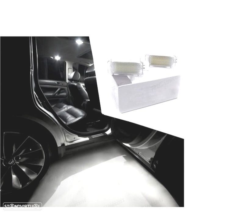 LÂMPADAS LED PARA PÉS E PORTAS VW - 1