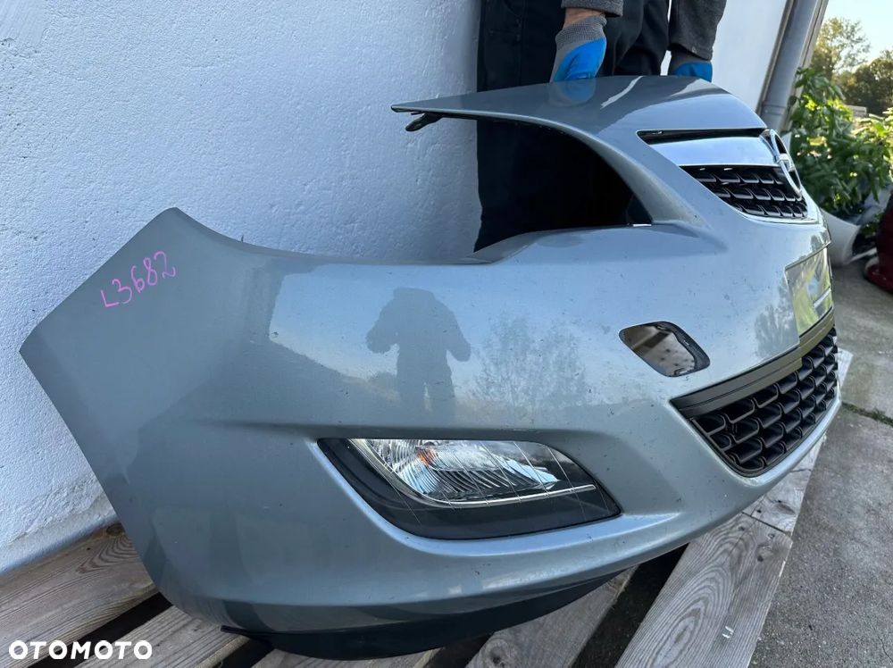 ZDERZAK PRZÓD PRZEDNI OPEL ASTRA IV 4 J 2009- 13264403 KOMPLETNY GRILL CAŁY - 2