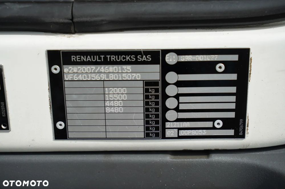 Renault D 210 / 4x2 / KONTENER / 7,5M / WINDA DHOLLANDIA / EURO 6 - 35