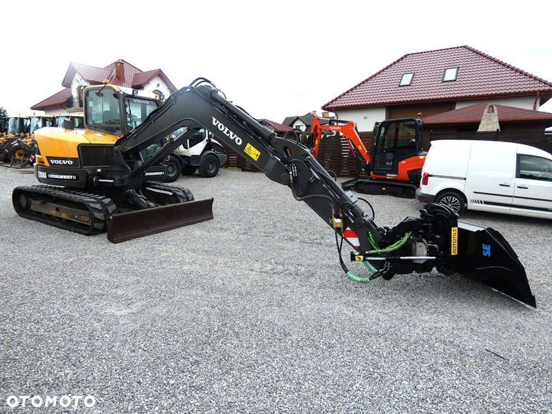 Volvo ECR88D ROTOTILT ZE SZCZYPCAMI / Super Stan / Nowe podwozie / - 38