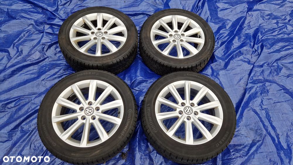 VW Passat B8 koła zimowe oryginalne 215/55r17 5x112 et41 6,5cala 3G0601025C