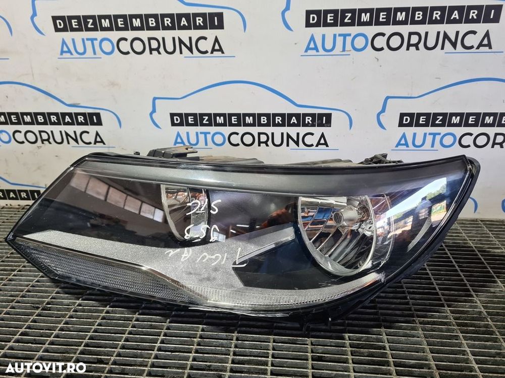 Far Stanga Volkswagen Tiguan 5N Facelift 2011 - 2015 SUV 4 Usi (953) Fara xenon CRĂPAT ... - 1