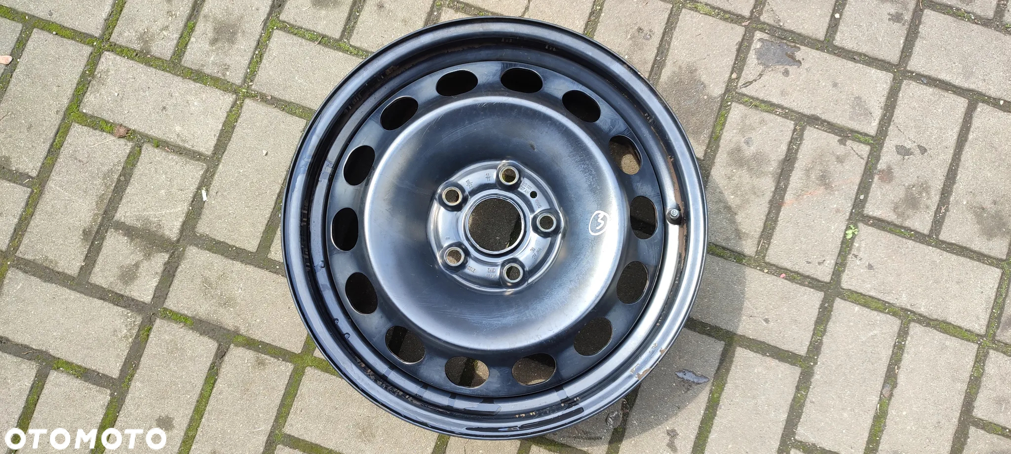 FELGI STALOWE 5x112 6.5Jx16 CALI ET50 VW GOLF VIICADDY TOURAN SKODA OCTAVIA SEAT TOLEDO ALTEA AUDI A3 4 SZTUKI KOMPLET - 4