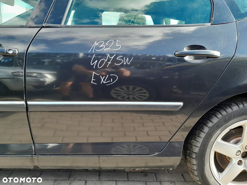 PEUGEOT 407 SW DRZWI LEWE TYLNE LEWY TYŁ KOLOR: EXLD - 1