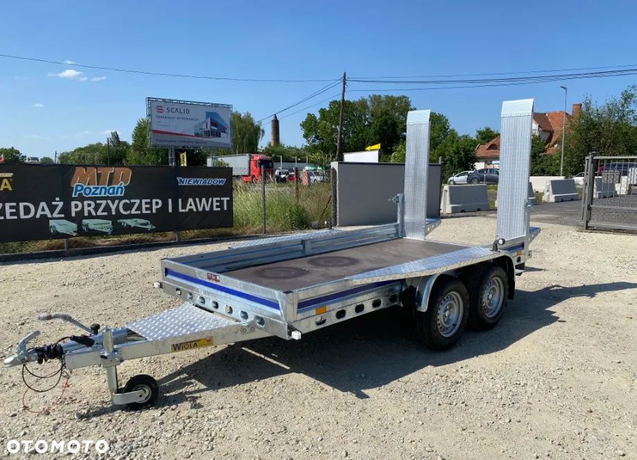Wiola B2635 342x172x20cm DMC 2700kg DO PRZEWOZU MASZYN I SPRZĘTU BUDOWLANEGO - 1