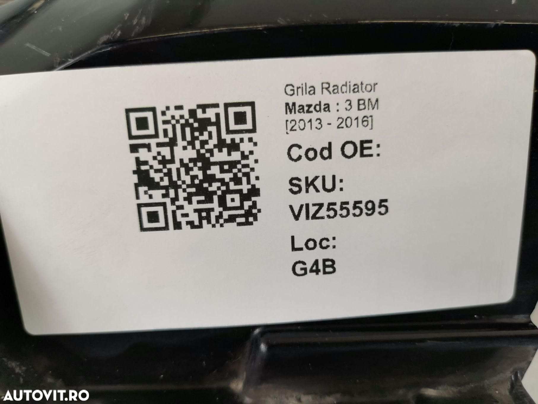 Grila Radiator Mazda  3 BM [2013 - 2016] Originala In Stare Buna - 8
