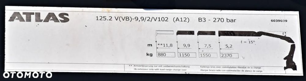 MAN TGX 26.440 SKRZYNIA 6,60m *ATLAS 125.2V-A12B - 8