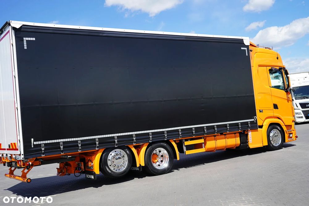 Scania / S 500 / ACC / E 6 / FIRANKA / 19 PALET / RETARDER / OŚ SKRĘTNA / PEŁNA OPCJA - 36
