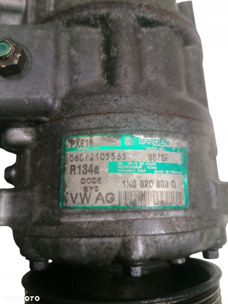 sprężarka klimatyzacji vw touran i 1.9 tdi 1k0820803q pxe16 - 3