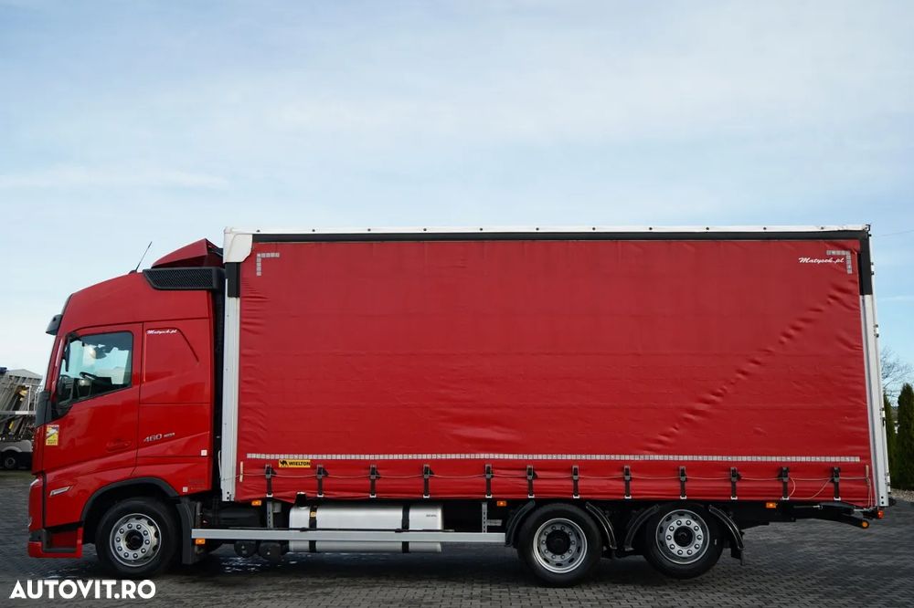 Volvo FH 460 / SOLOWKA / I-SAVE / I-PARK COOL / DIRECȚIE ȘI PUNTE RIDICABILĂ / WIELTON / CORTINĂ ARMATĂ - 5