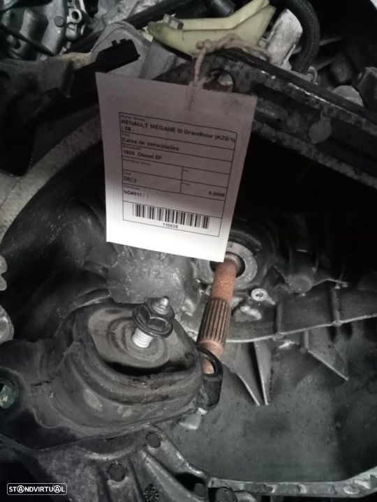 CAIXA VELOCIDADES RENAULT MEGANE III 1.6 DCI / ND4011 - 1