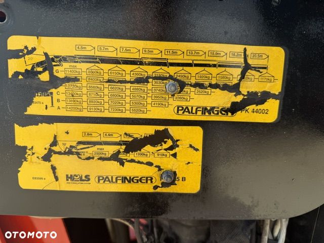 Palfinger HDS Palfinger PK44002E 6 wysuwow+JIB Pj060 radio wciagarka podpory - 11