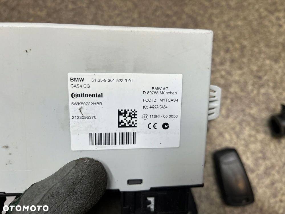 Zestaw startowy sterownik silnika CAS kluczyk 3.0 D N57 258 KM BMW F25 X3 - 6