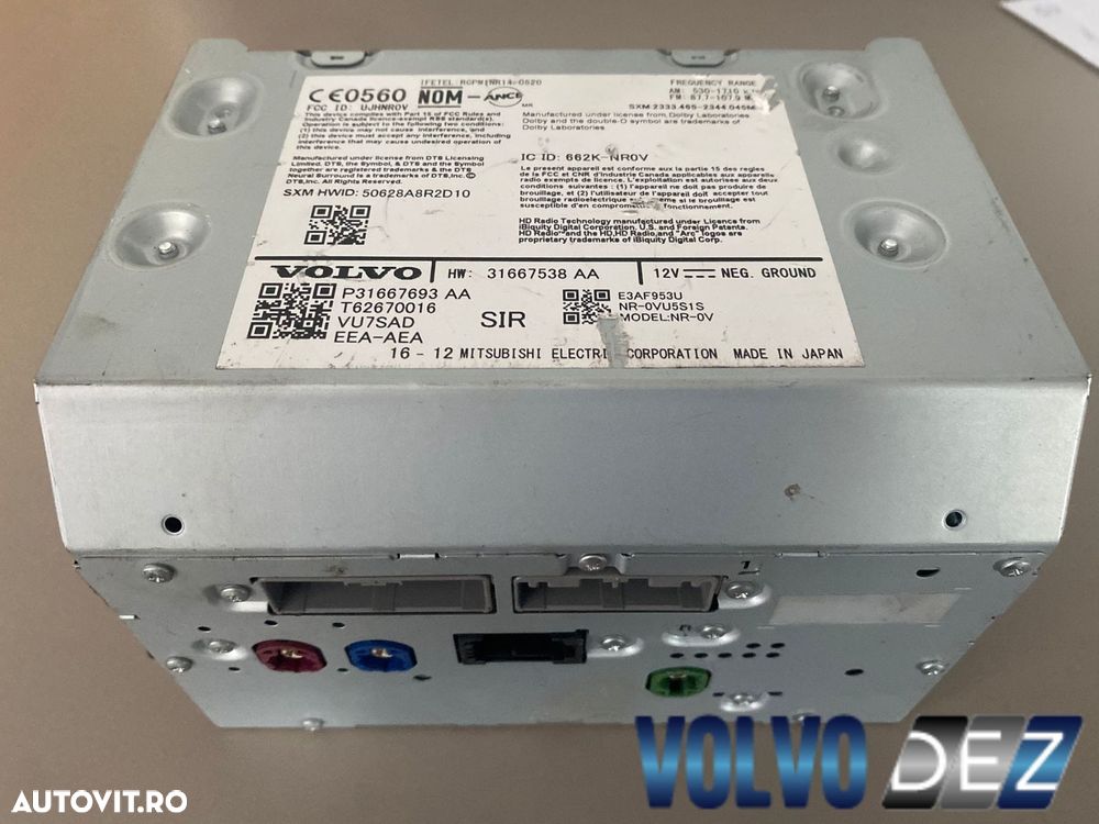 Modul audio, CD player, GPS, navigatie VOLVO 31667693 - 3