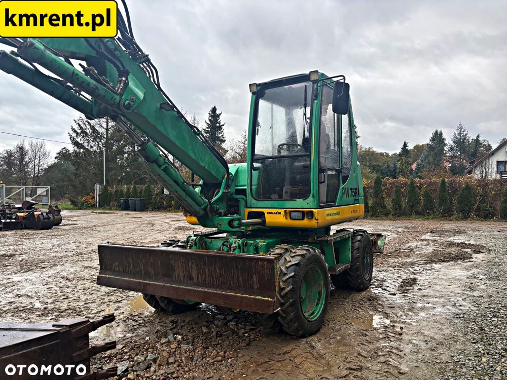 Komatsu PW 75 R KOPARKA KOŁOWA 2000r. | Komatsu pw 98 liebherr 308 309 310 wacker 9503 terex 70 Yanmar 95 - 16