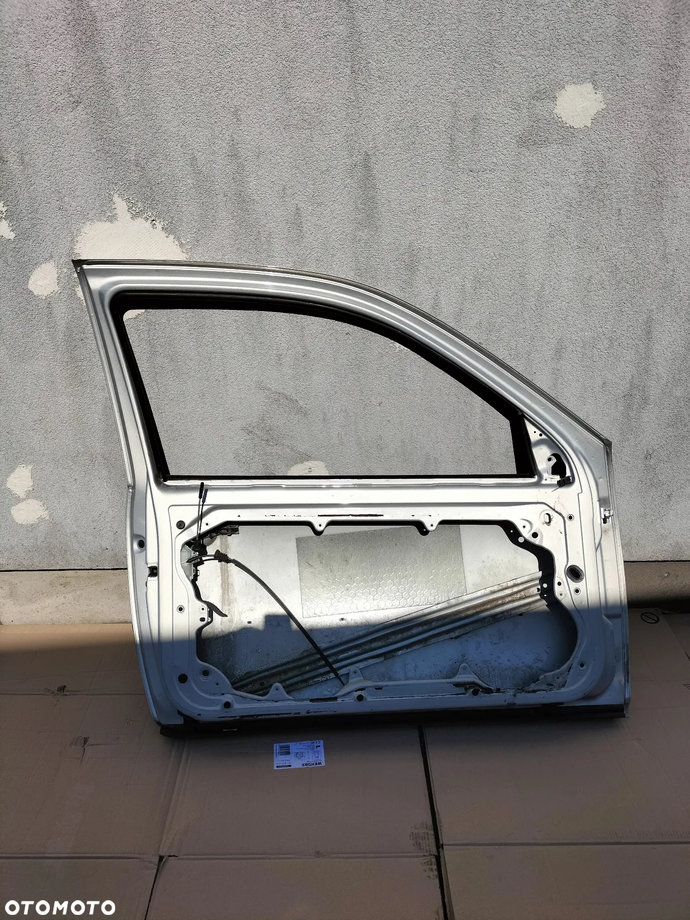 DRZWI LEWY PRZÓD VW GOLF IV 5 DRZWI LB7Z GOŁA BLACHA - 5