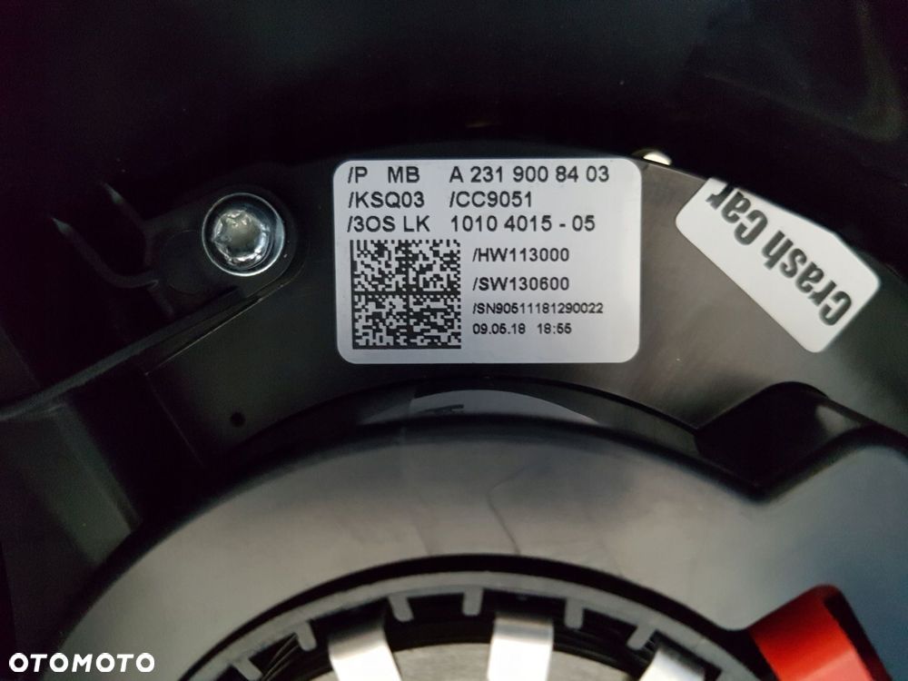 mercedes sl r231 przełącznik zespolony pająk taśma kombajn a2319008403 - 6