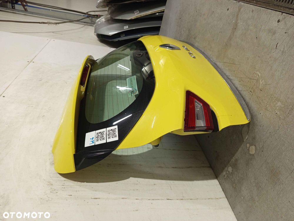 + KLAPA TYŁ TYLNA BAGAŻNIKA RENAULT CLIO 4 IV OVENW ŻÓŁTA 5D 5 DRZWI HB - 2
