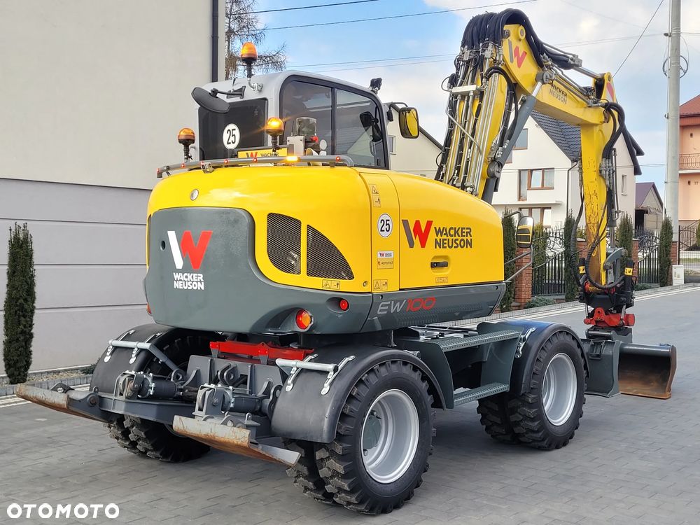 Wacker Neuson EW100 / ROTOTILT / 3 łyżki + widły / - 3