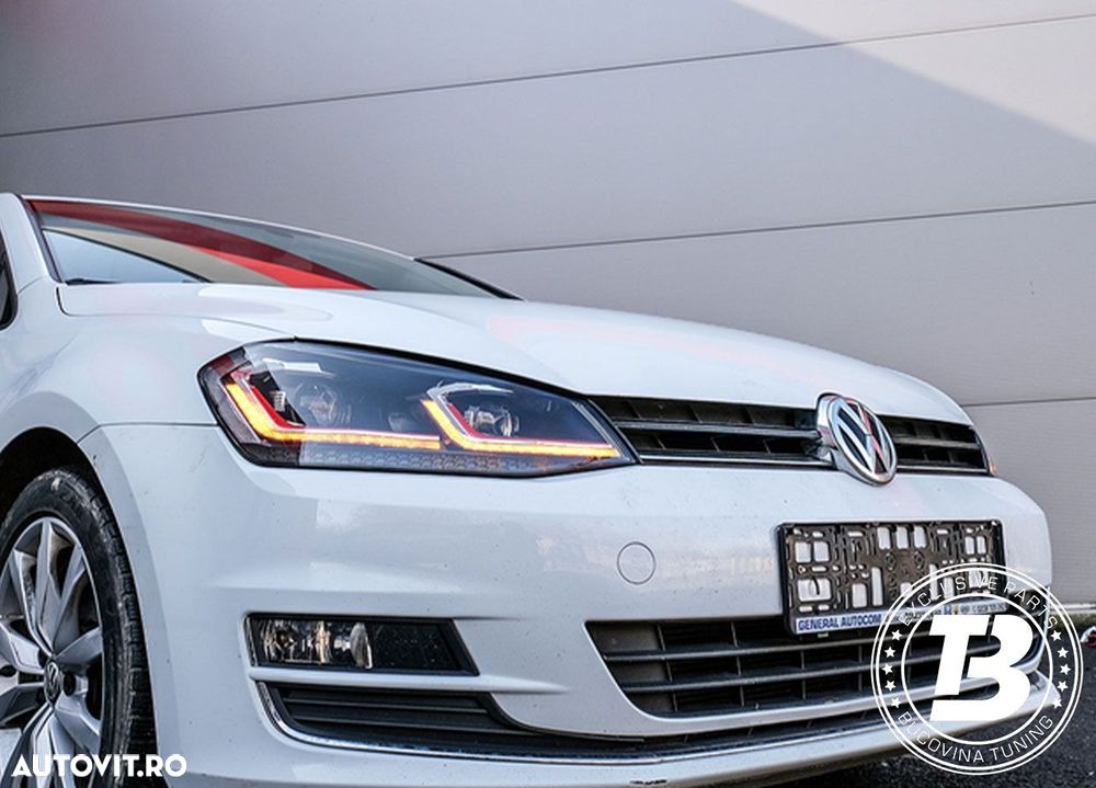 Faruri LED compatibile cu VW Golf 7 VII G7.5 Design - 13