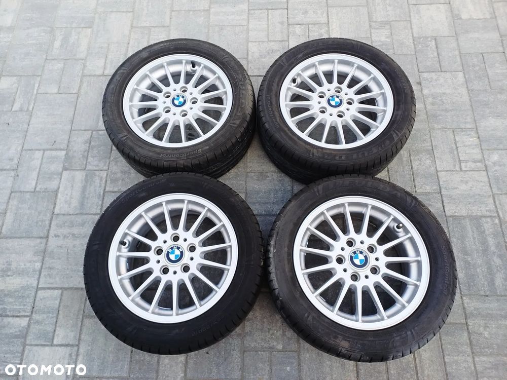 FELIGI Z OPONAMI KOŁA ALUMINIOWE BMW E46 R16 5X120 ET46 72.6 MM OPONY FULDA SPORT CONTROL 225/50 LATO NR4 - 1