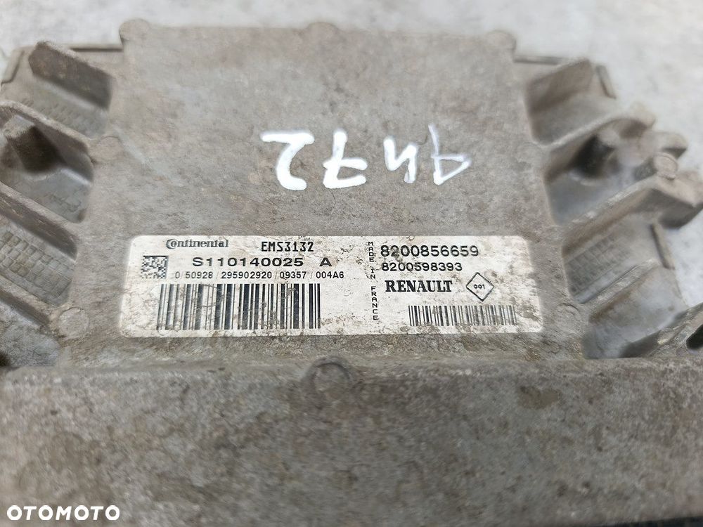 STEROWNIK DACIA SANDERO I 8200856659  8200598393  S110140025A  CONTINENTAL - 3