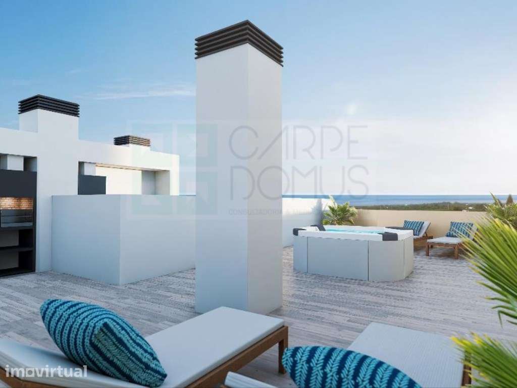 Penthouse T3 nova com varanda, jacuzzi e garagem a poucos minutos a... - Grande imagem: 3/10