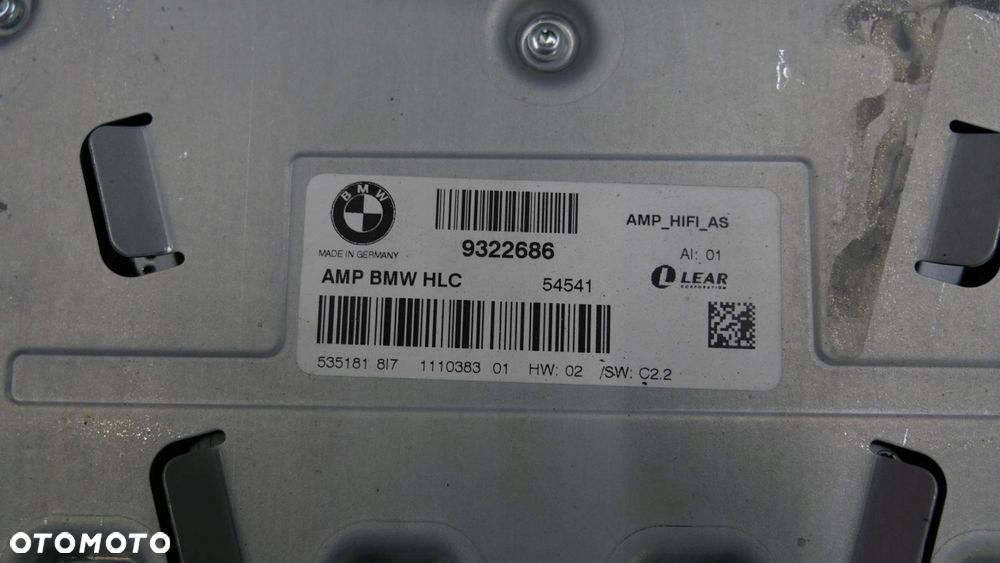 bmw f22 f87 m2 wzmacniacz systemu hifi 9322686 - 7