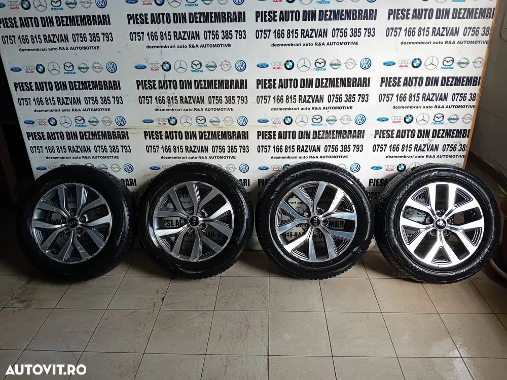 Set 5 Jante Aluminiu R17 Kia Sportage Hyundai IX35 Nissan Dacia Suzuki 5x114.3 225/60R17 - 2