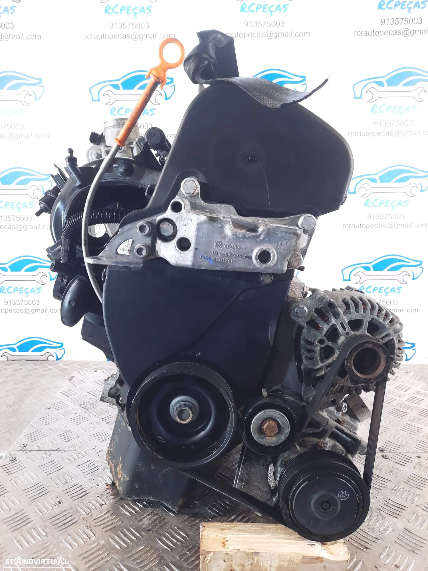 MOTOR COMPLETO 1.4i 16V 85CV CGG CGGB VW VOLKSWAGEN POLO V 5 MK5 GOLF VI 6 MK6 SEAT IBIZA 6J LEON 1P - 11