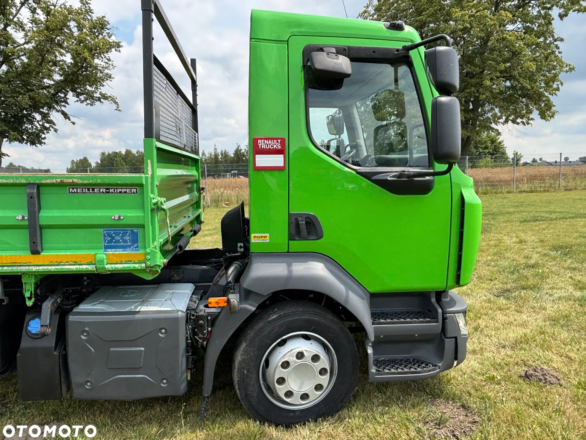 Renault D12 wywrotka, 12 ton DMC , zaczep do przyczepy , oryginalny kiper Meiller, mały przebieg od 1 właściciela z Niemiec, 6100 kg ładowność. manualna skrzynia , na resorze, idealna pod minikoparkę , przyczepę ( Mercedes ATEGO, AXOR, MAN TGM ) - 10