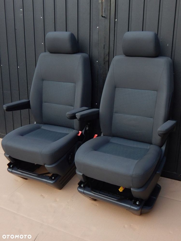 vw t5 t6 multivan fotel kierowcy pasażera prawy lewy przód komplet antracyt - 3