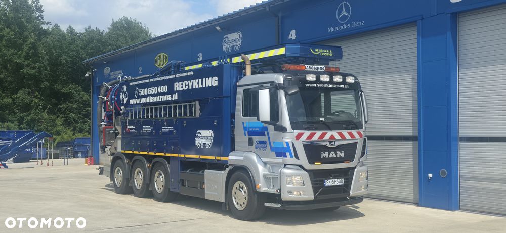 MAN TGS 35.500 KROLL Recycler CVS 3100 URACA P4-45 540ll/175bar - 1