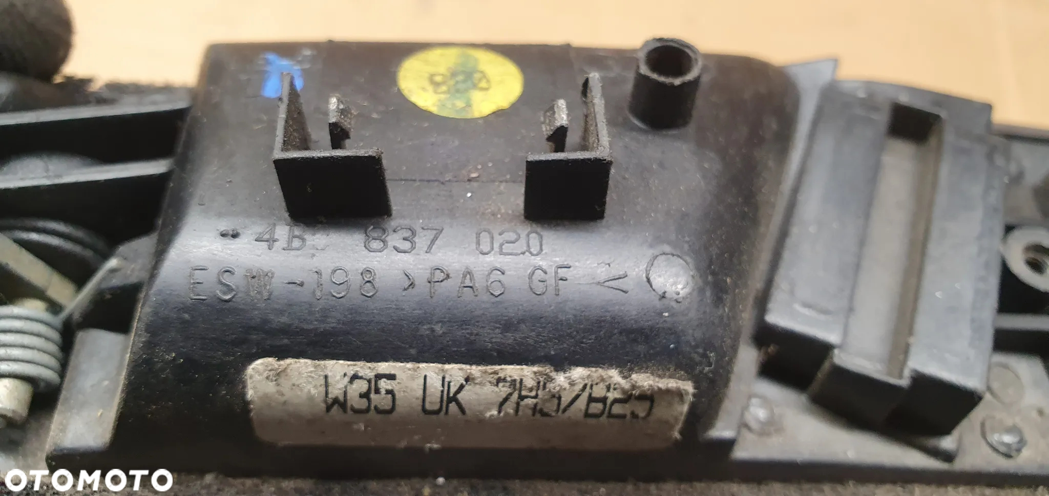 Klamka wewnętrzna prawy przód przednia prawa Audi A6 C5 4B0837020 - 4
