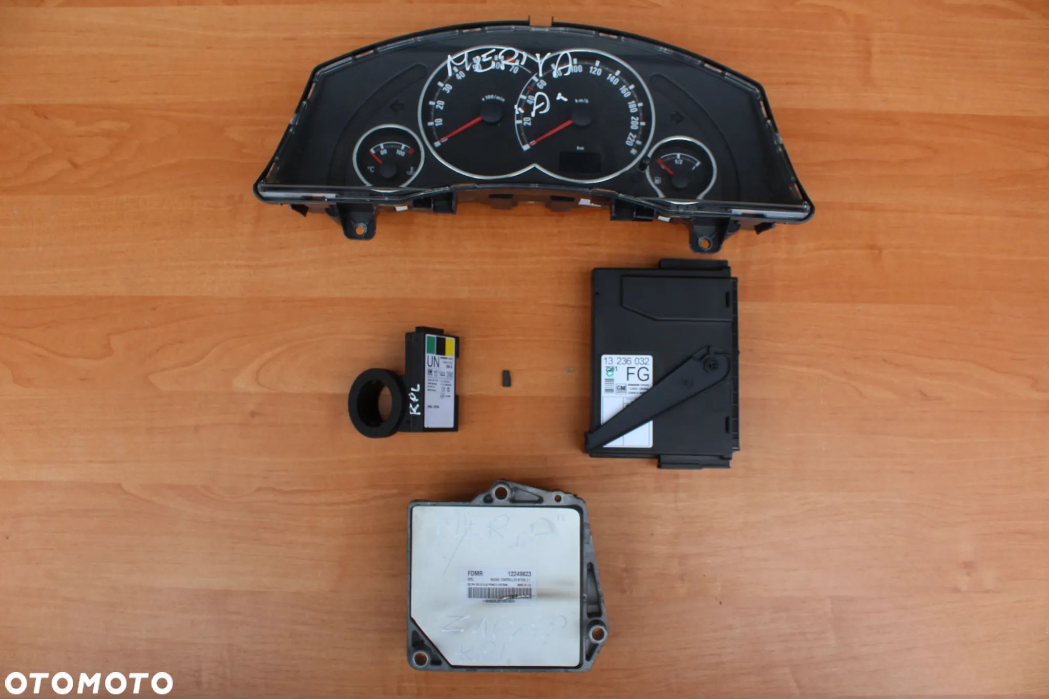 STEROWNIK ZESTAW STARTOWY OPEL MERIVA A 1.6 Z16XEP 12249823 13236032 - 1